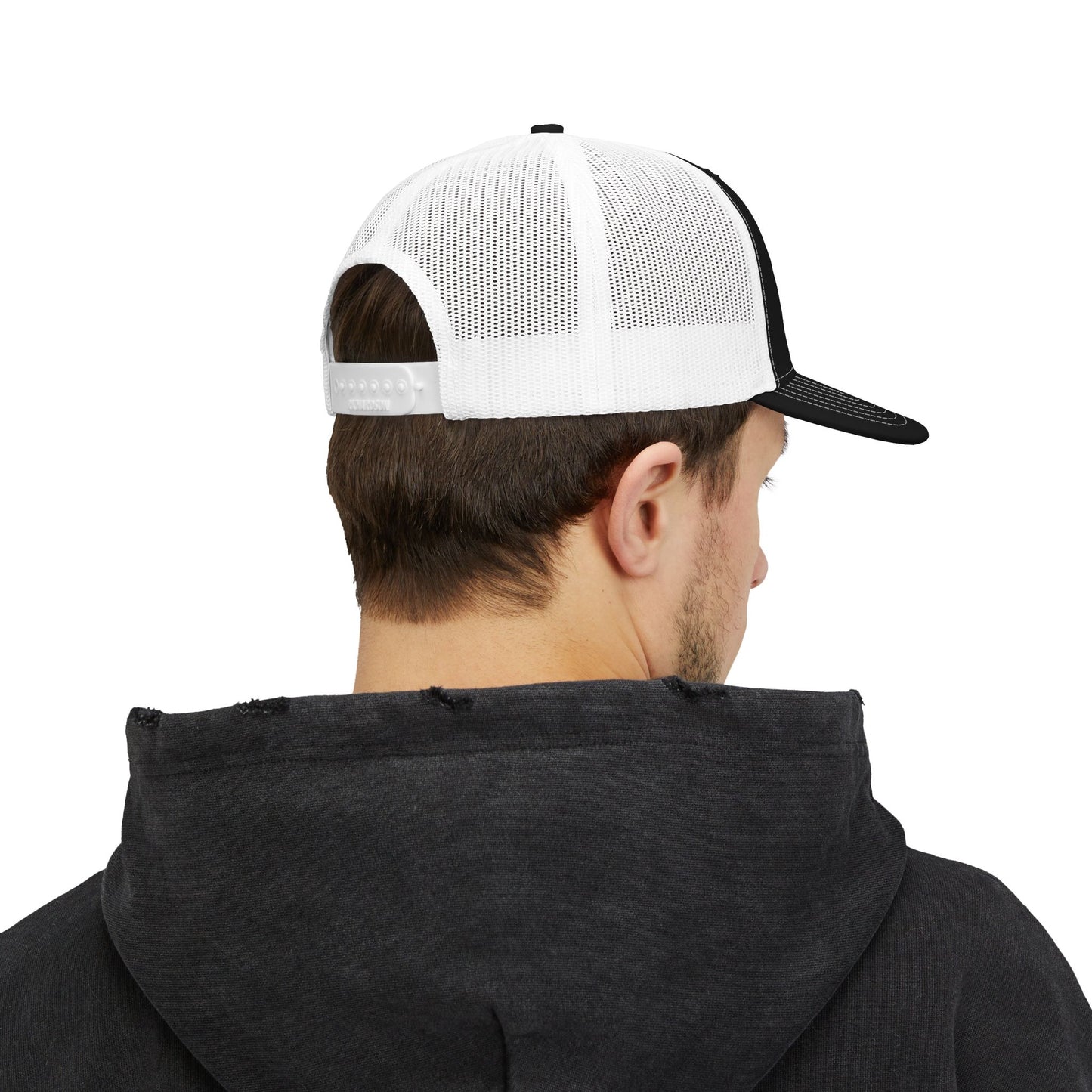 Coastal Spirit Snapback Trucker Cap - Stylish Embroidered Hat for Outdoor Adventures
