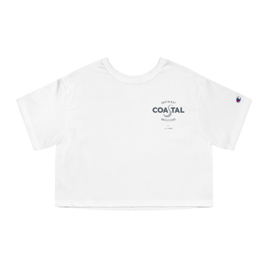 Coastal Heritage Cropped T-Shirt | Women's Casual Tee for Beach Lovers | Perfect Summer Style
